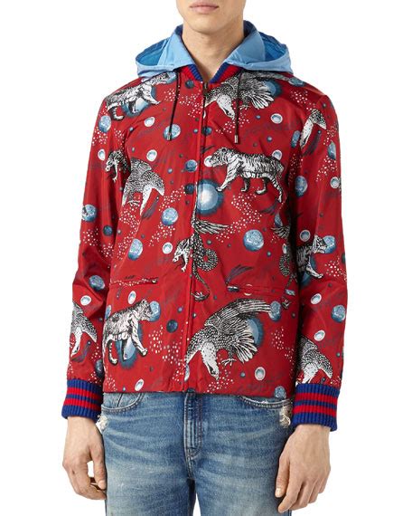 gucci space animals rain jacket|Gucci Space Animals Rain Jacket, Red .